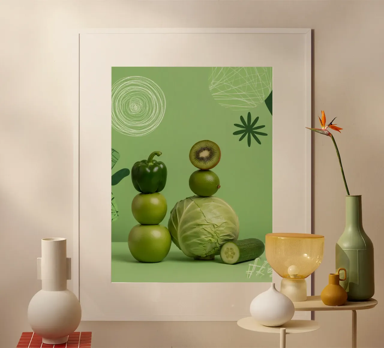 Aliments vert poster de Tasty Colors