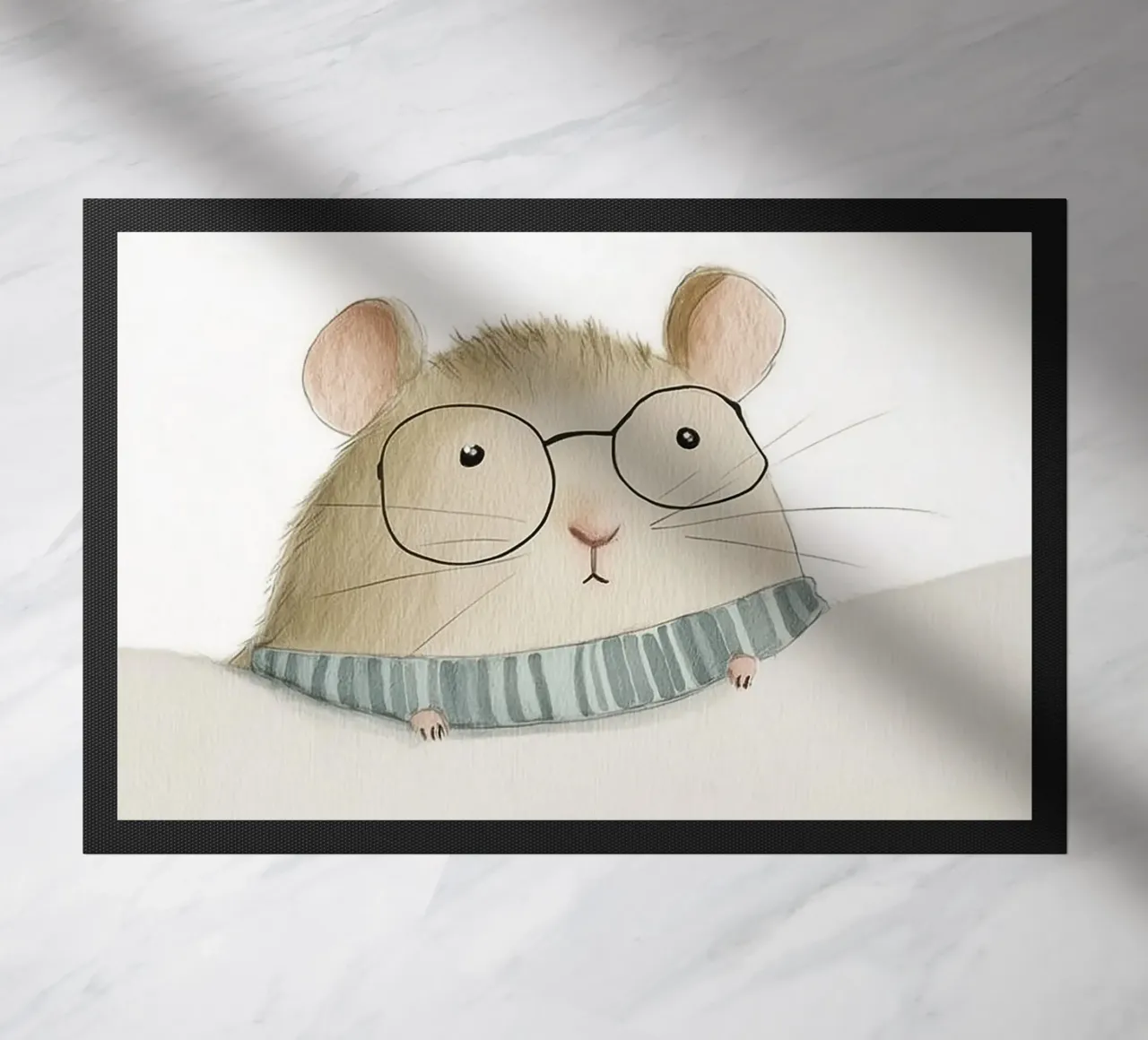 Cute mouse doormat by Dreamy Nursery