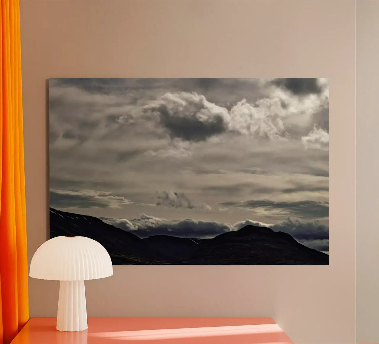 Clouds rolling over alluminio dibond da Nur Mut