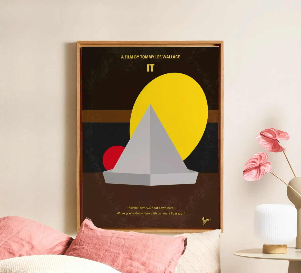 No043 My it minimal movie poster tela con Cornice a cassetta da Chungkong