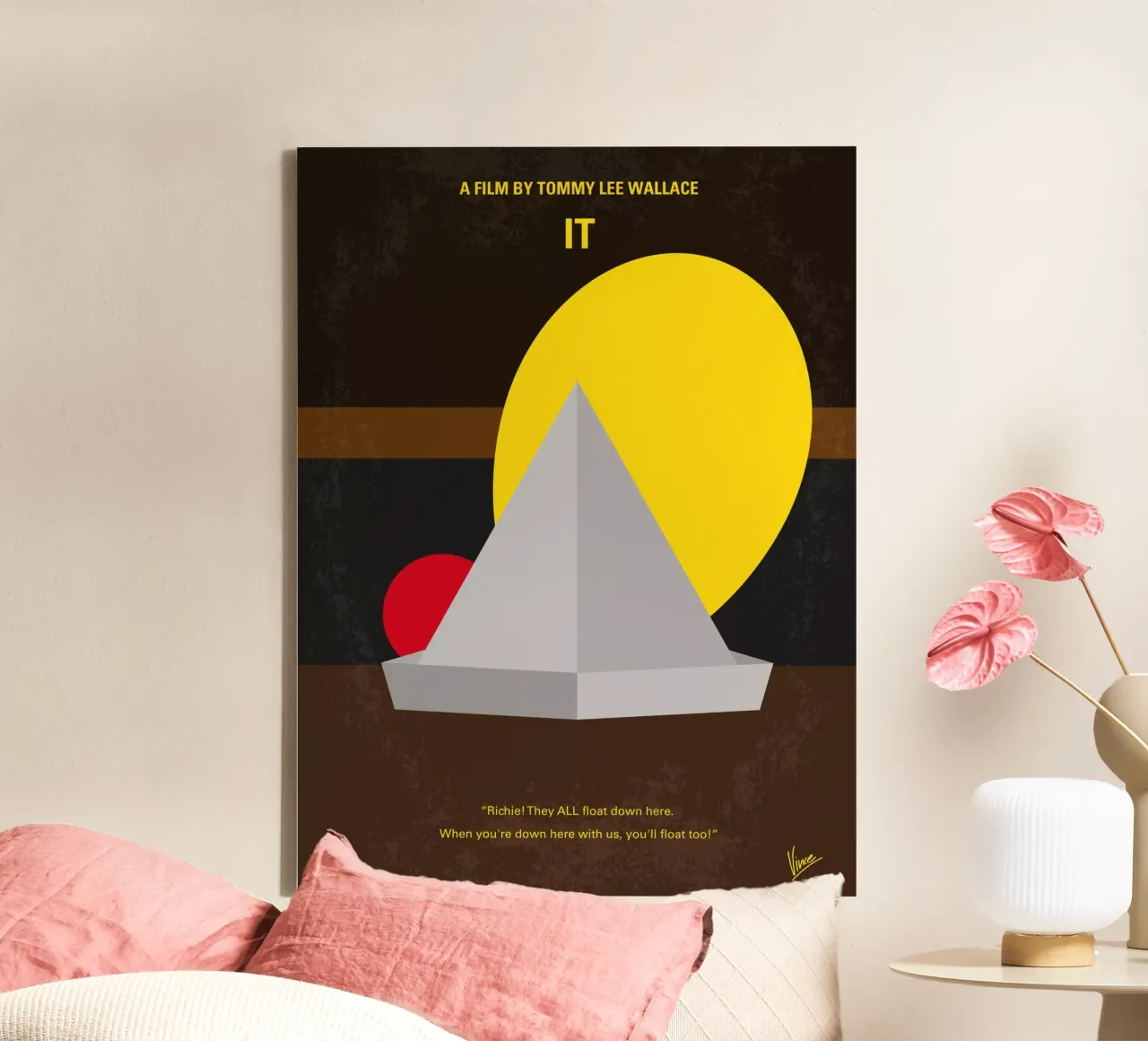 No043 My it minimal movie poster tela con Cornice a cassetta da Chungkong