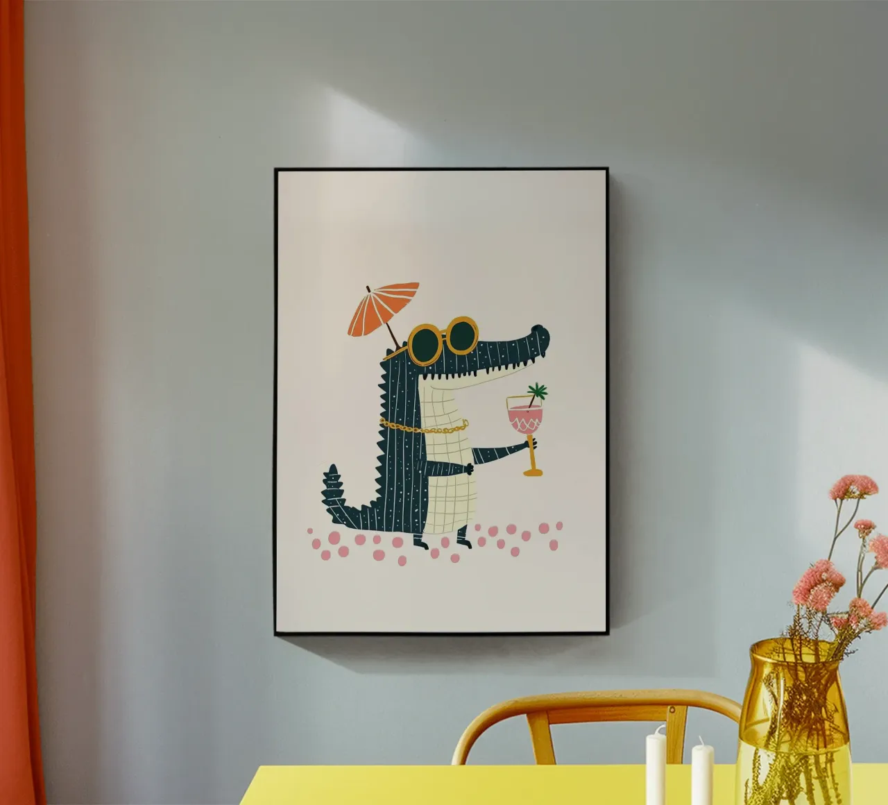 Coccodrillo figo plexiglass da Dreamy Nursery