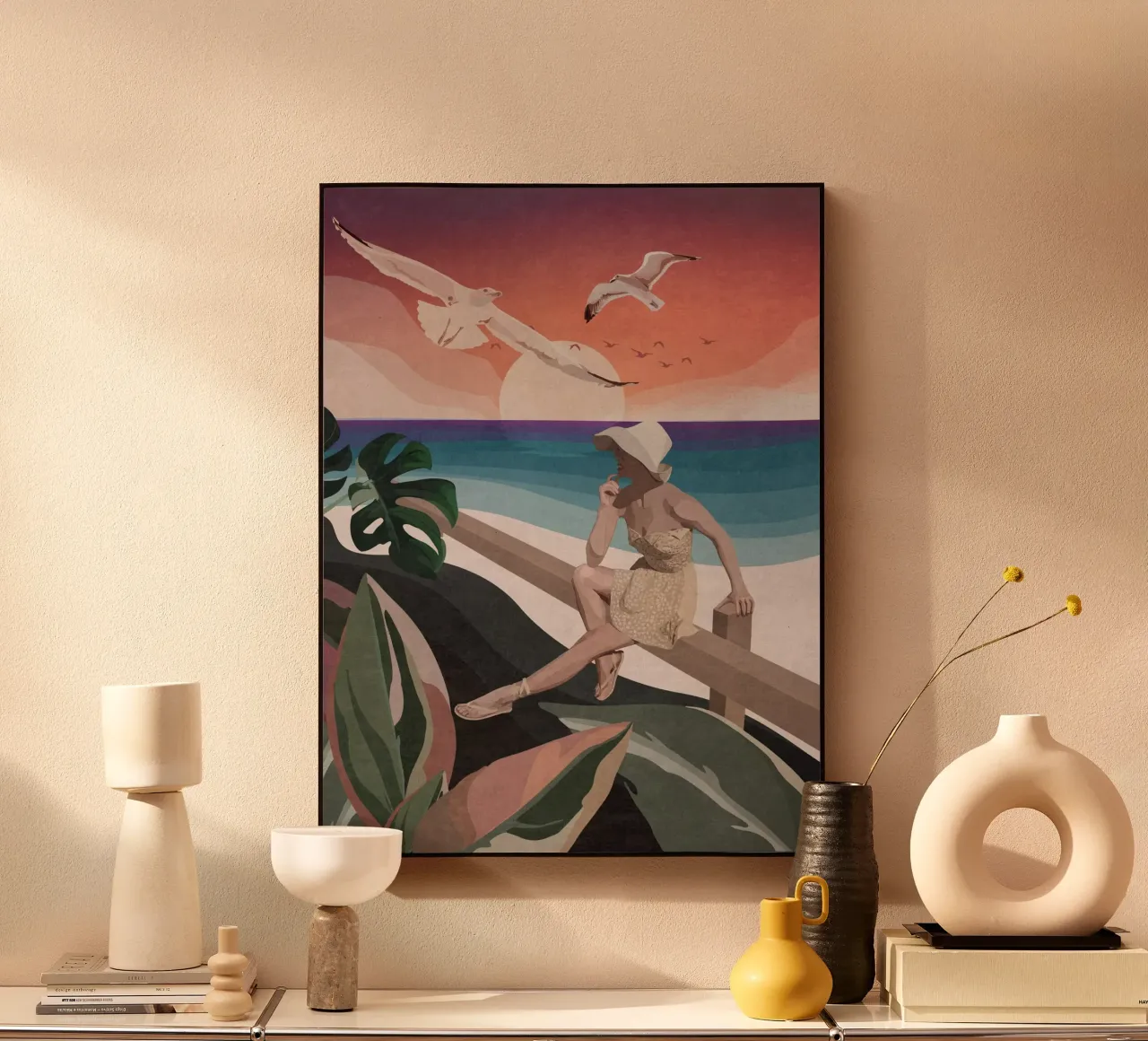 Sulla spiaggia plexiglass da Emel Tunaboylu