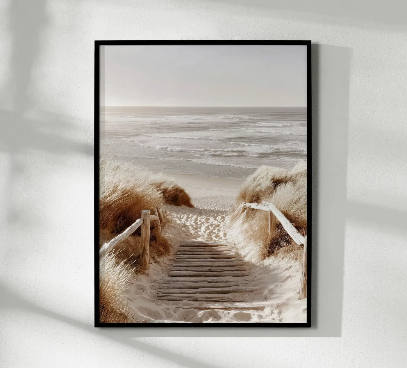 Minimalist Beach Path poster by story engage