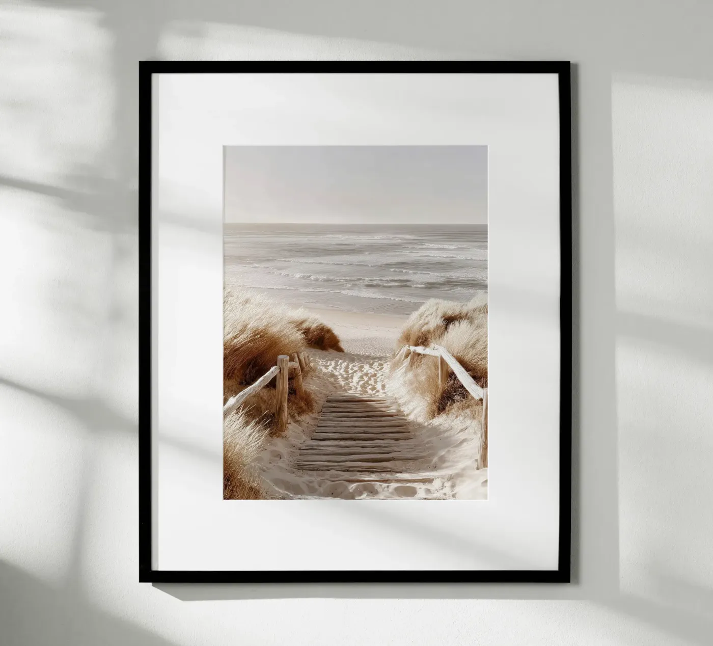 Minimalist Beach Path poster by story engage