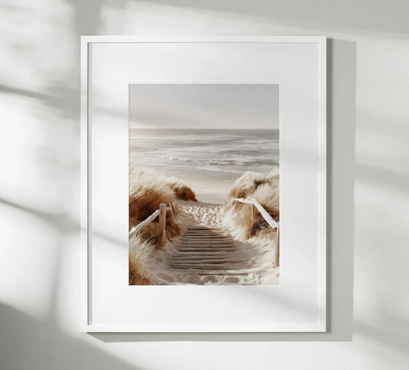 Minimalist Beach Path poster by story engage