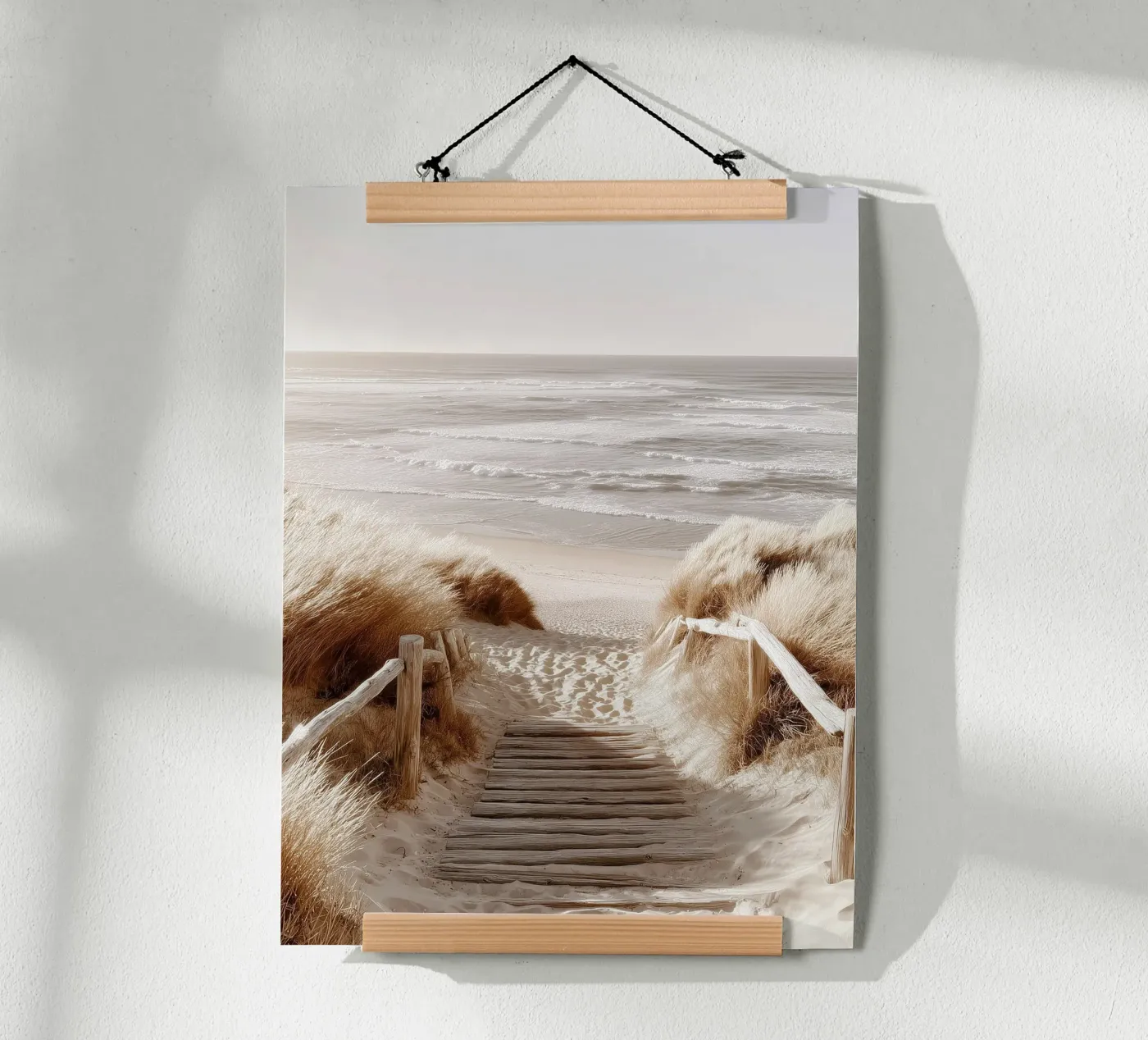 Minimalist Beach Path poster by story engage