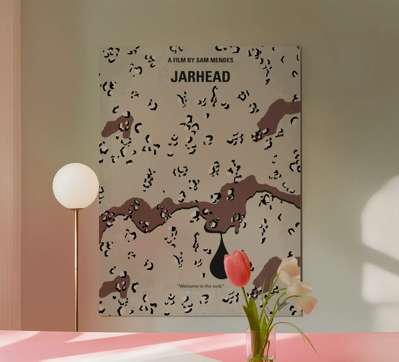 No045 My Jarhead minimal movie poster poster da Chungkong