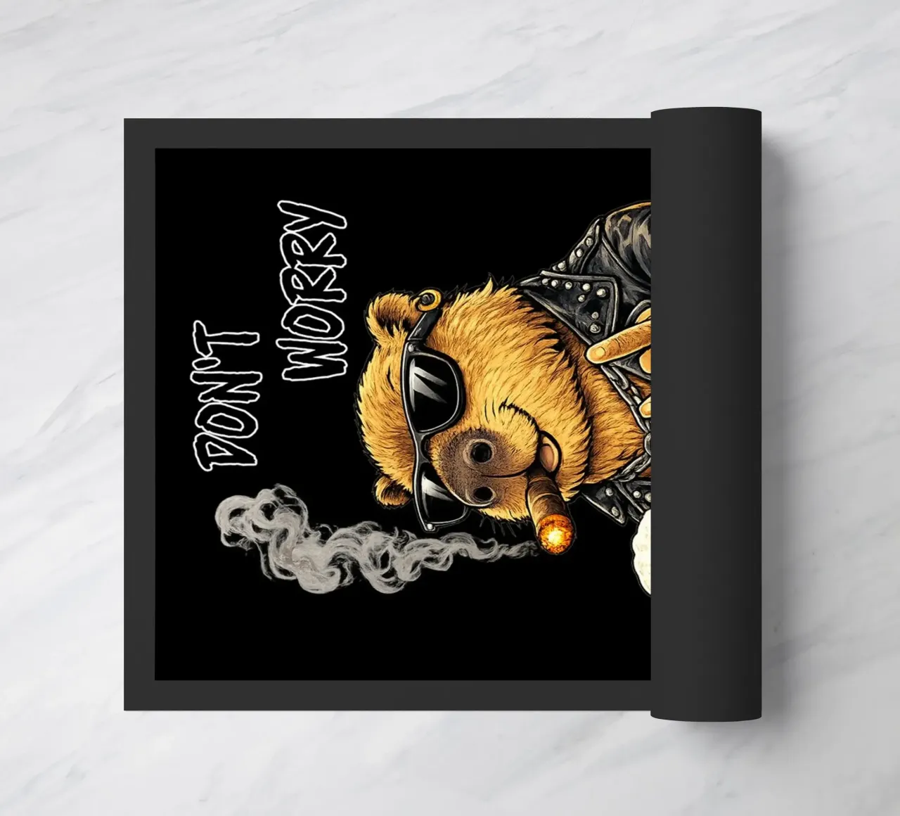 Cool Capybara doormat by kimbus_mom