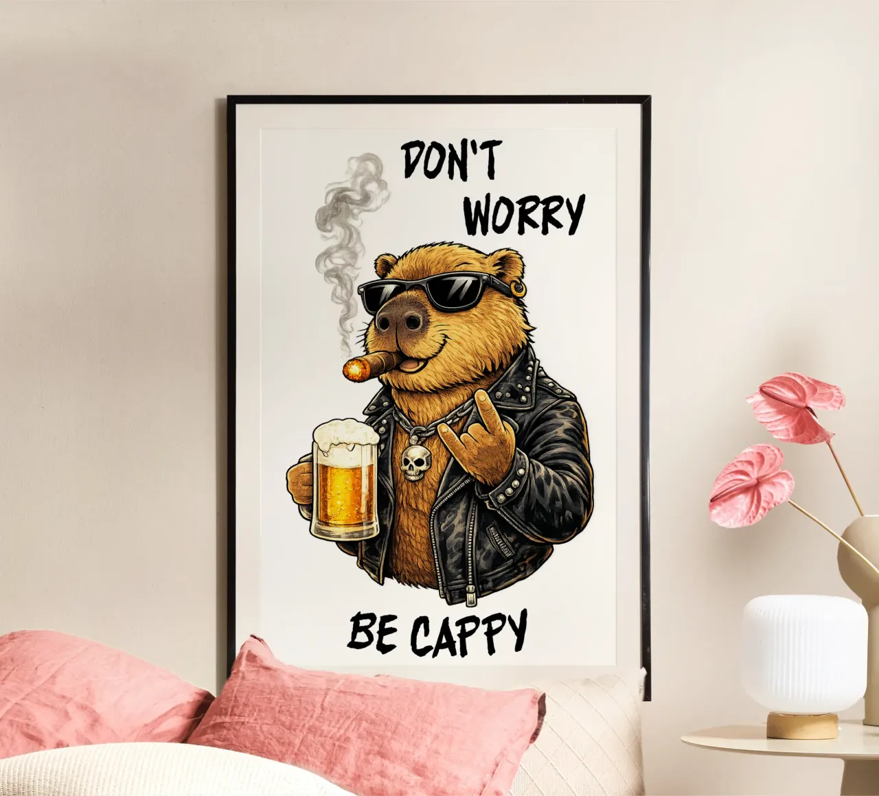 Capibara figo poster da kimbus_mom