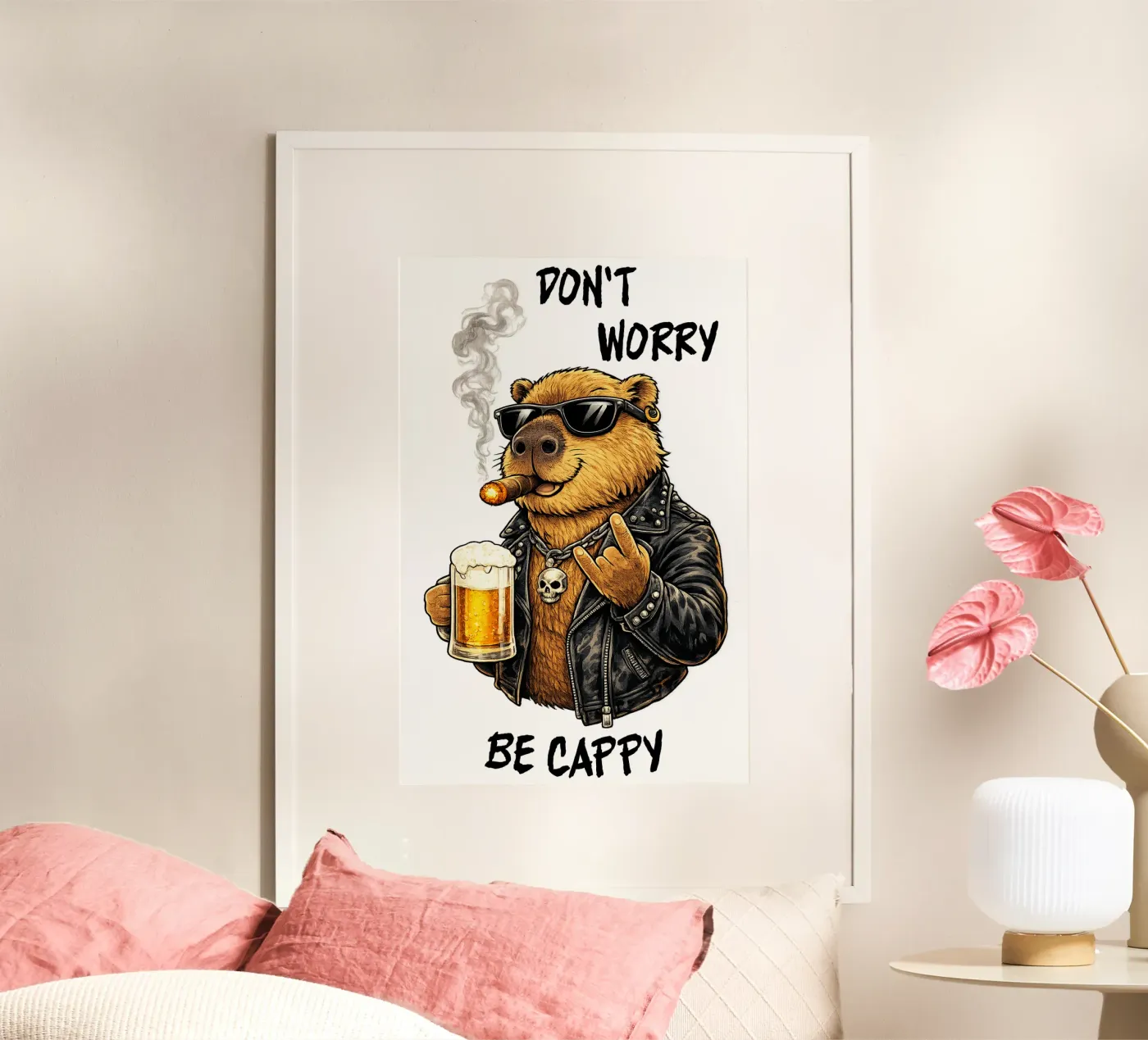 Capibara figo poster da kimbus_mom