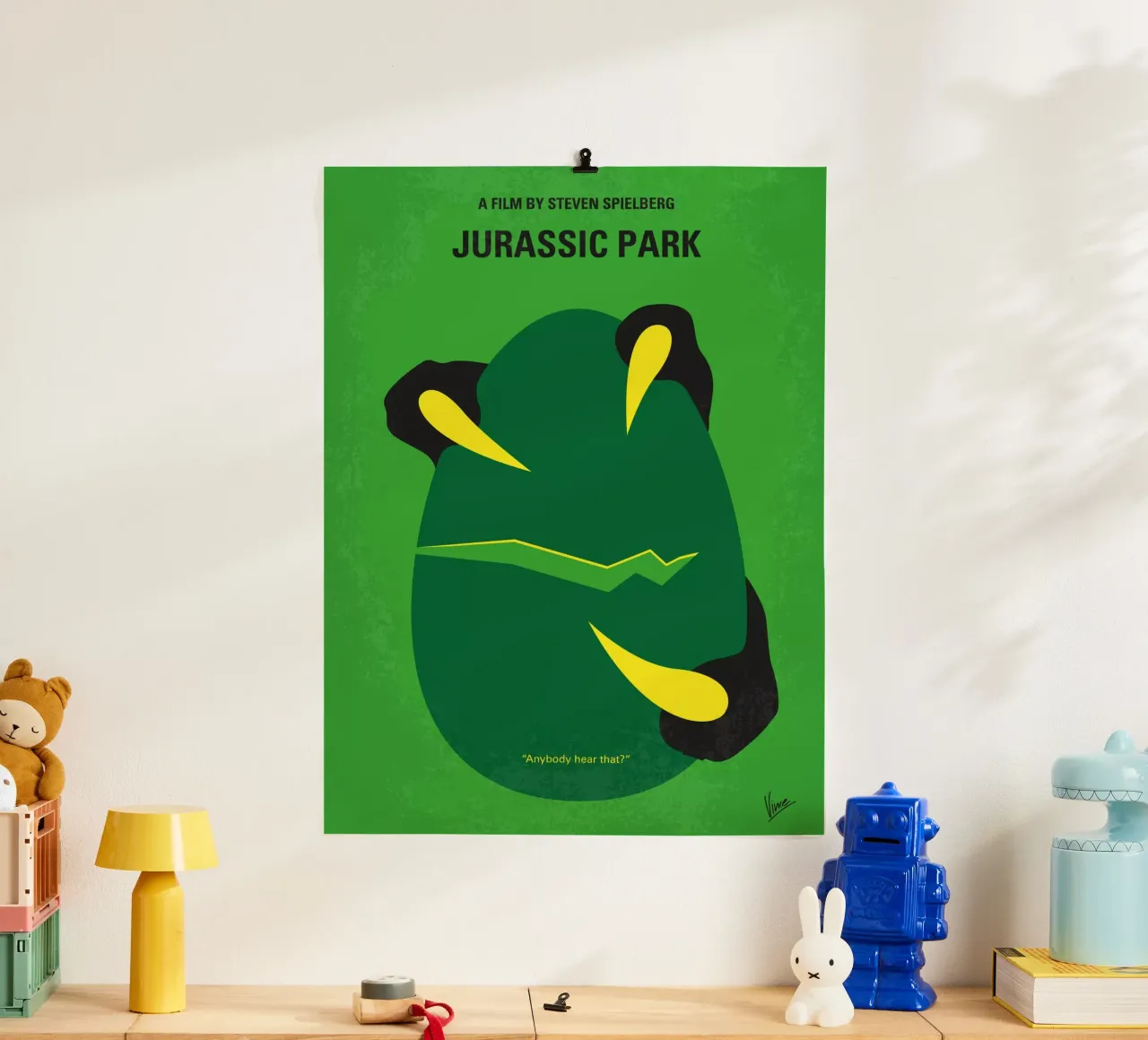 No047 My Jurassic Park minimal movie poster poster da Chungkong