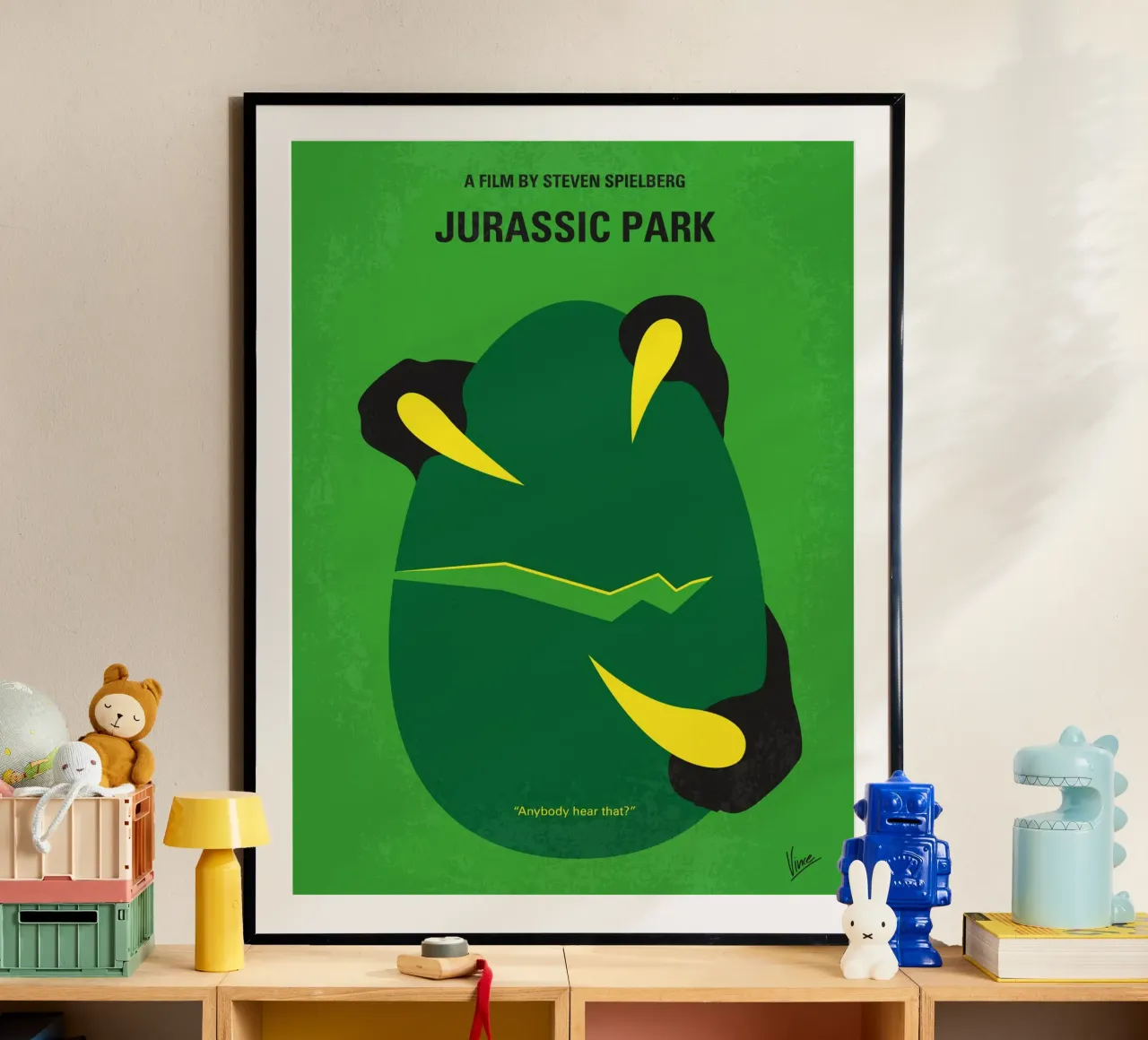 No047 My Jurassic Park minimal movie poster poster da Chungkong