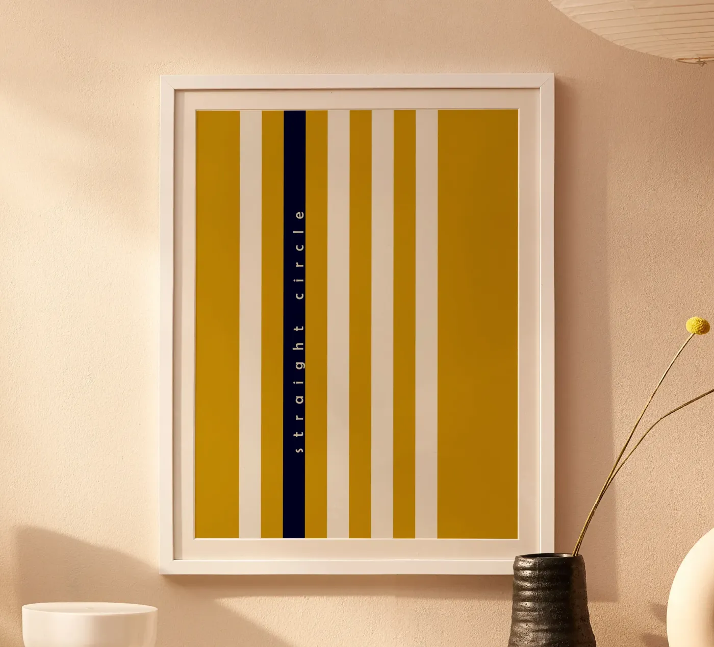 straight circle poster van annick