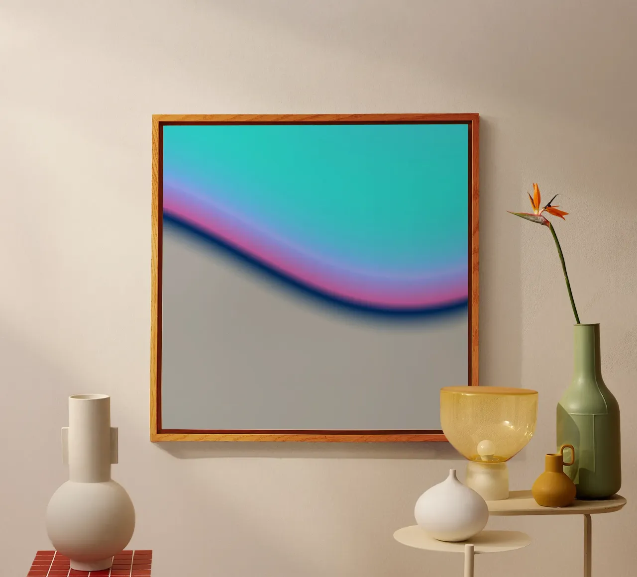 ENTER THE "RELAX FREQUENCY" acryl van ÂME LIBRE STUDIO