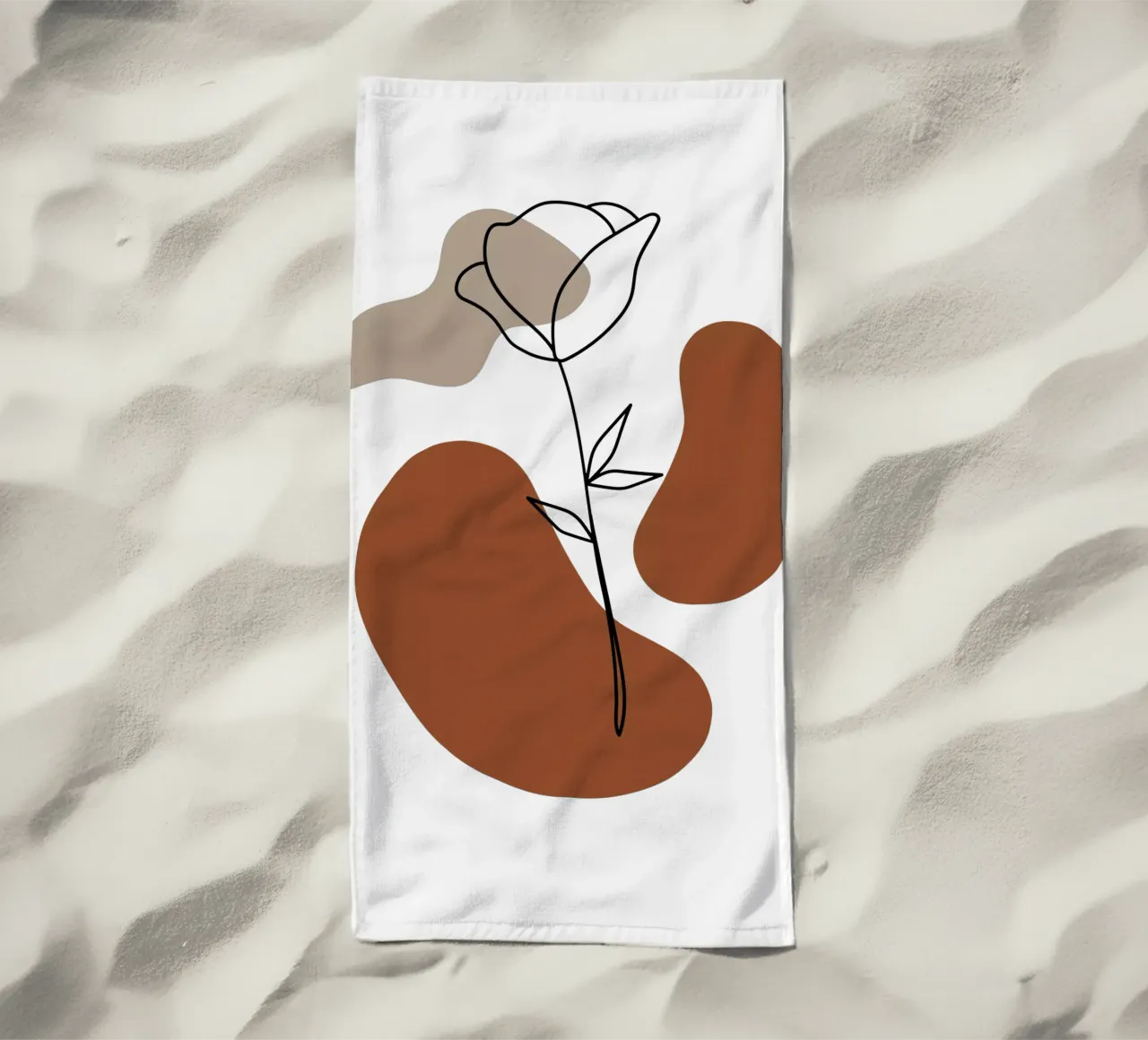 Rosa minimalista telo mare da YSV MINIMALIST