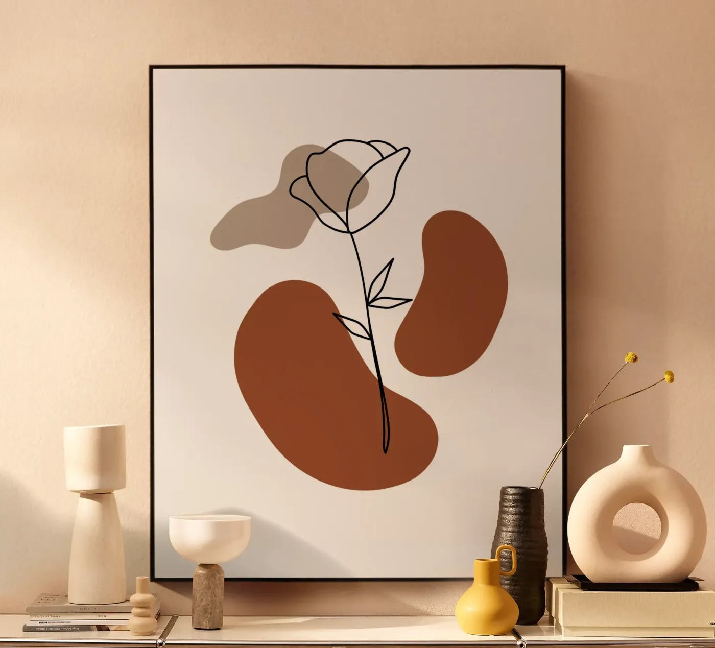 Rosa minimalista plexiglass da YSV MINIMALIST