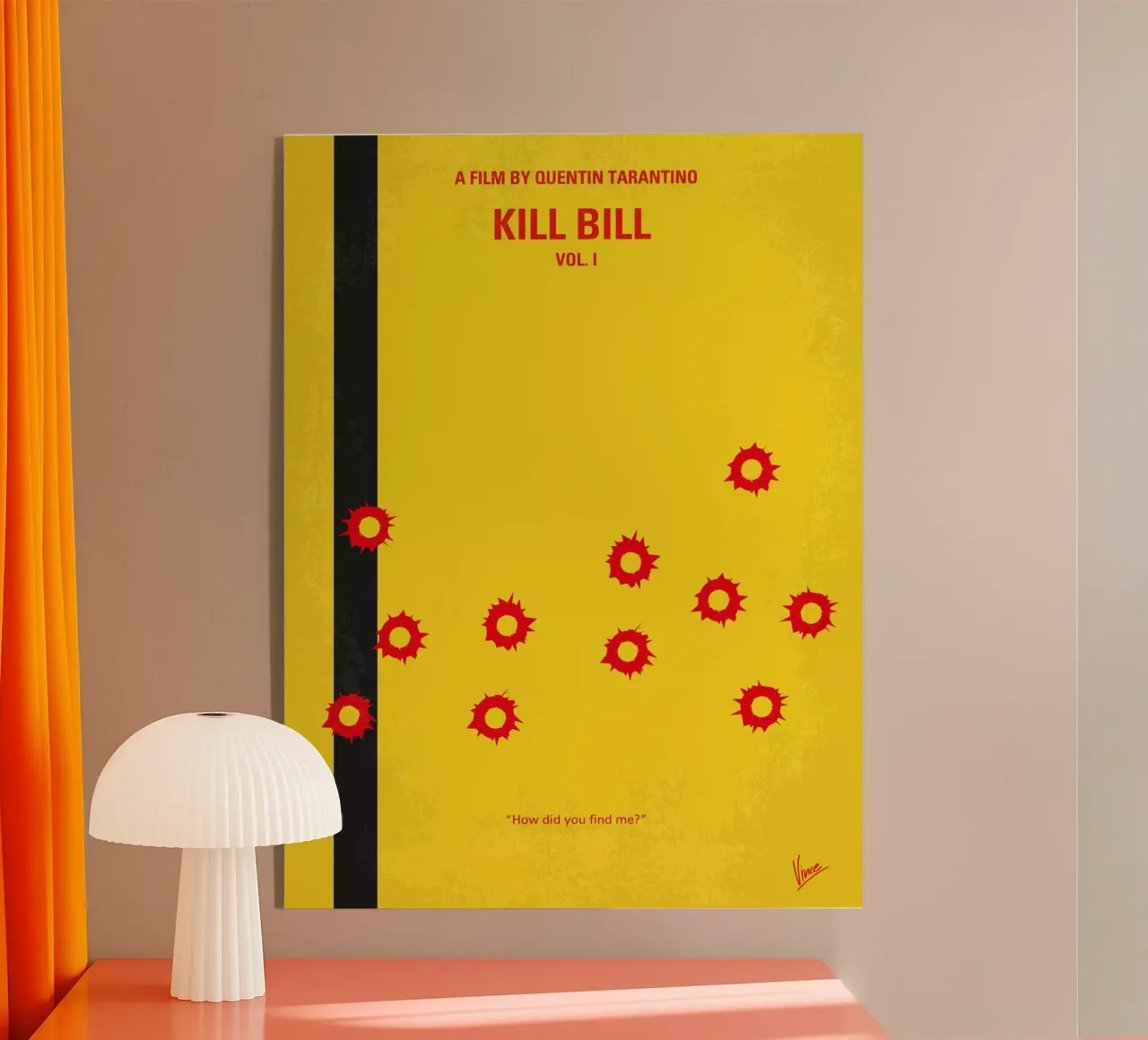 No048 My Kill Bill -part 1 minimal movie poster plexiglass da Chungkong