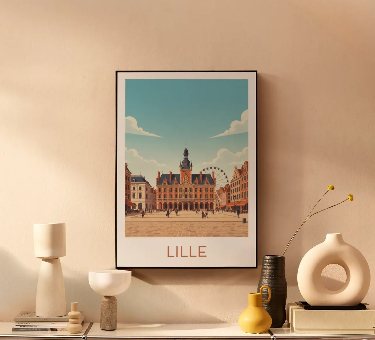 Affiche "Lille" plexiglass da Idées & Création