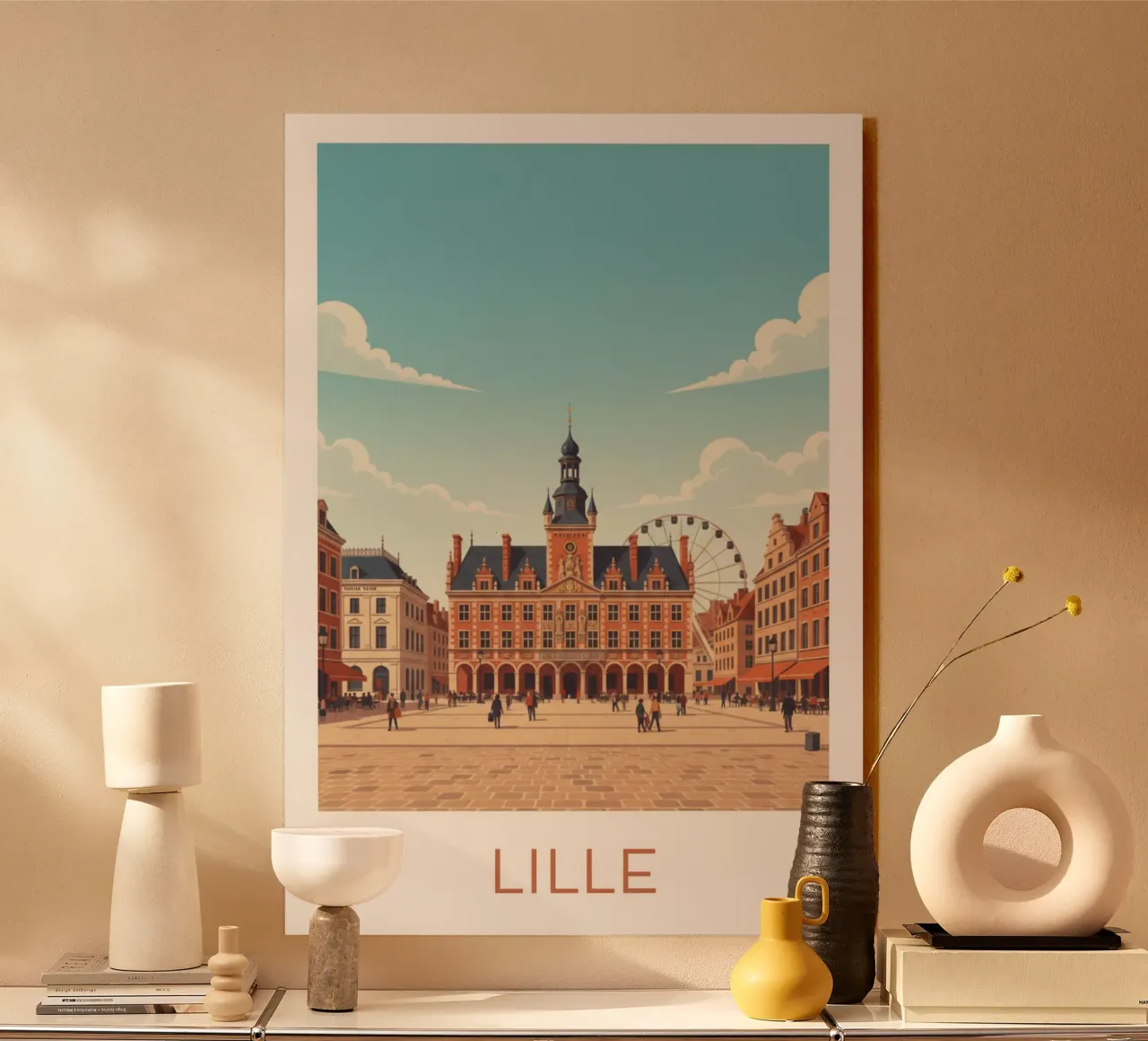 Affiche "Lille" plexiglass da Idées & Création