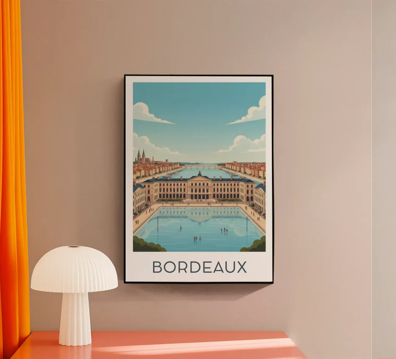 Affiche "Bordeaux" plexiglass da Idées & Création