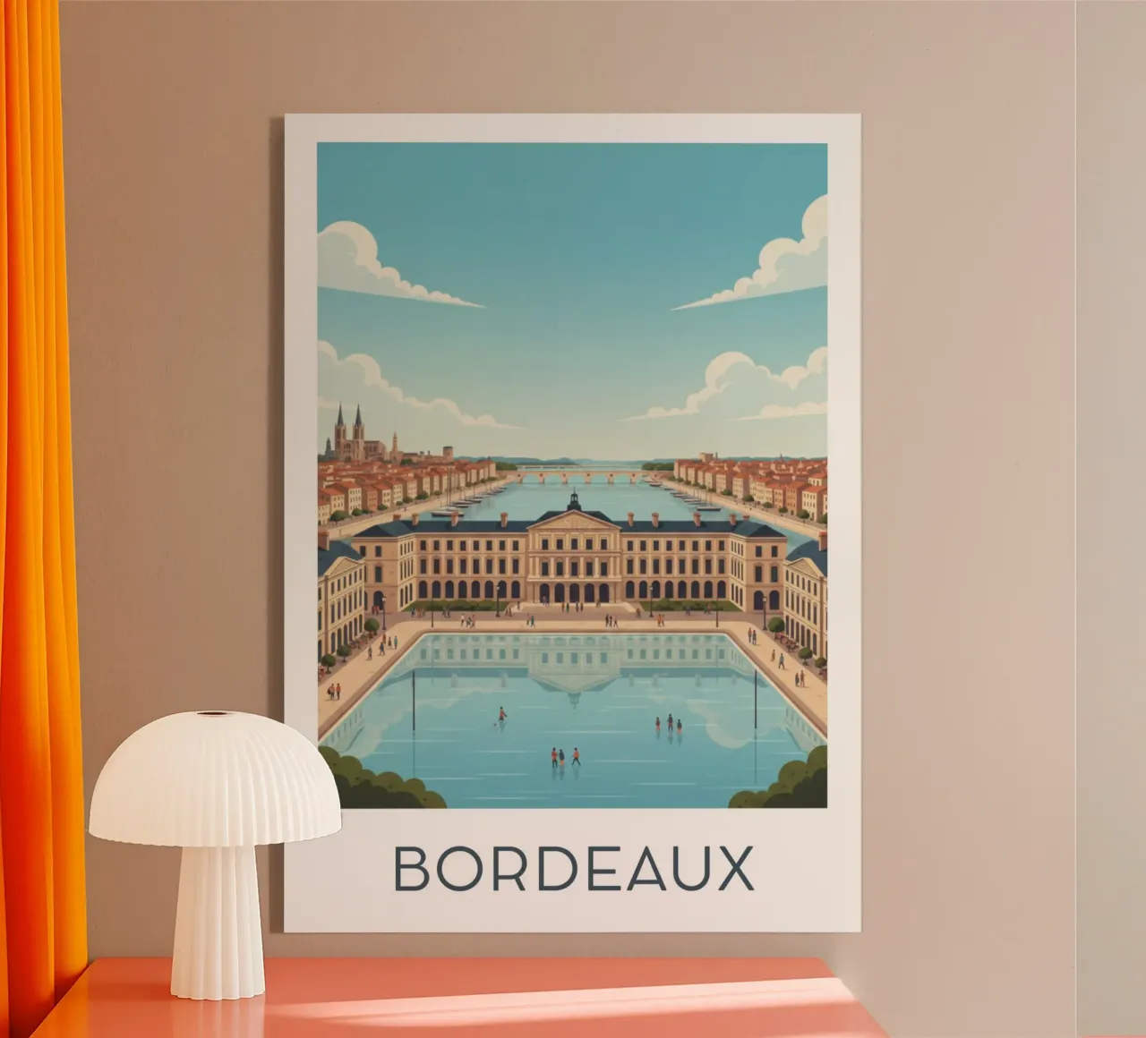 Affiche "Bordeaux" plexiglass da Idées & Création
