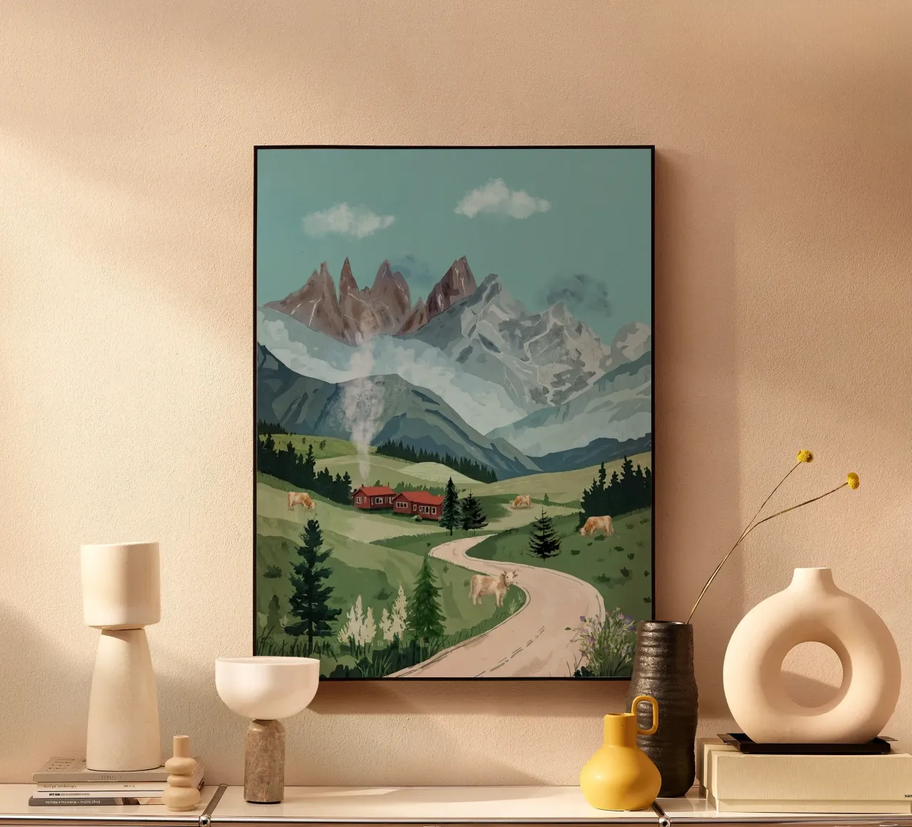 In the Alpes plexiglass da Taika Tori Art