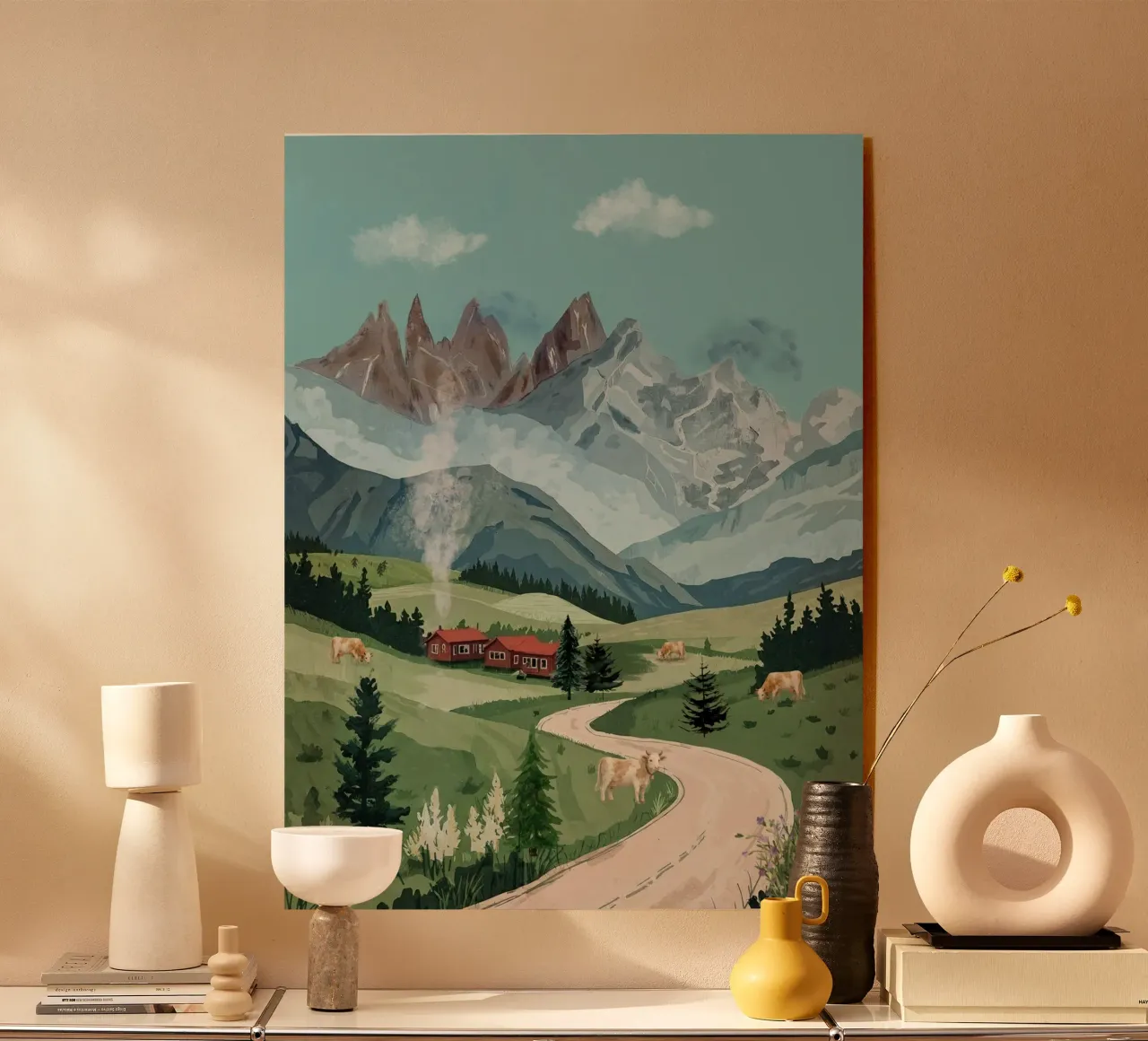 In the Alpes plexiglass da Taika Tori Art