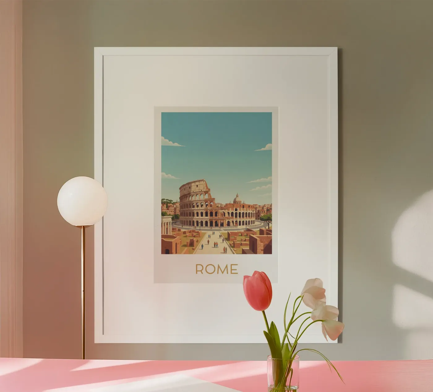 Affiche "Rome" poster da Idées & Création