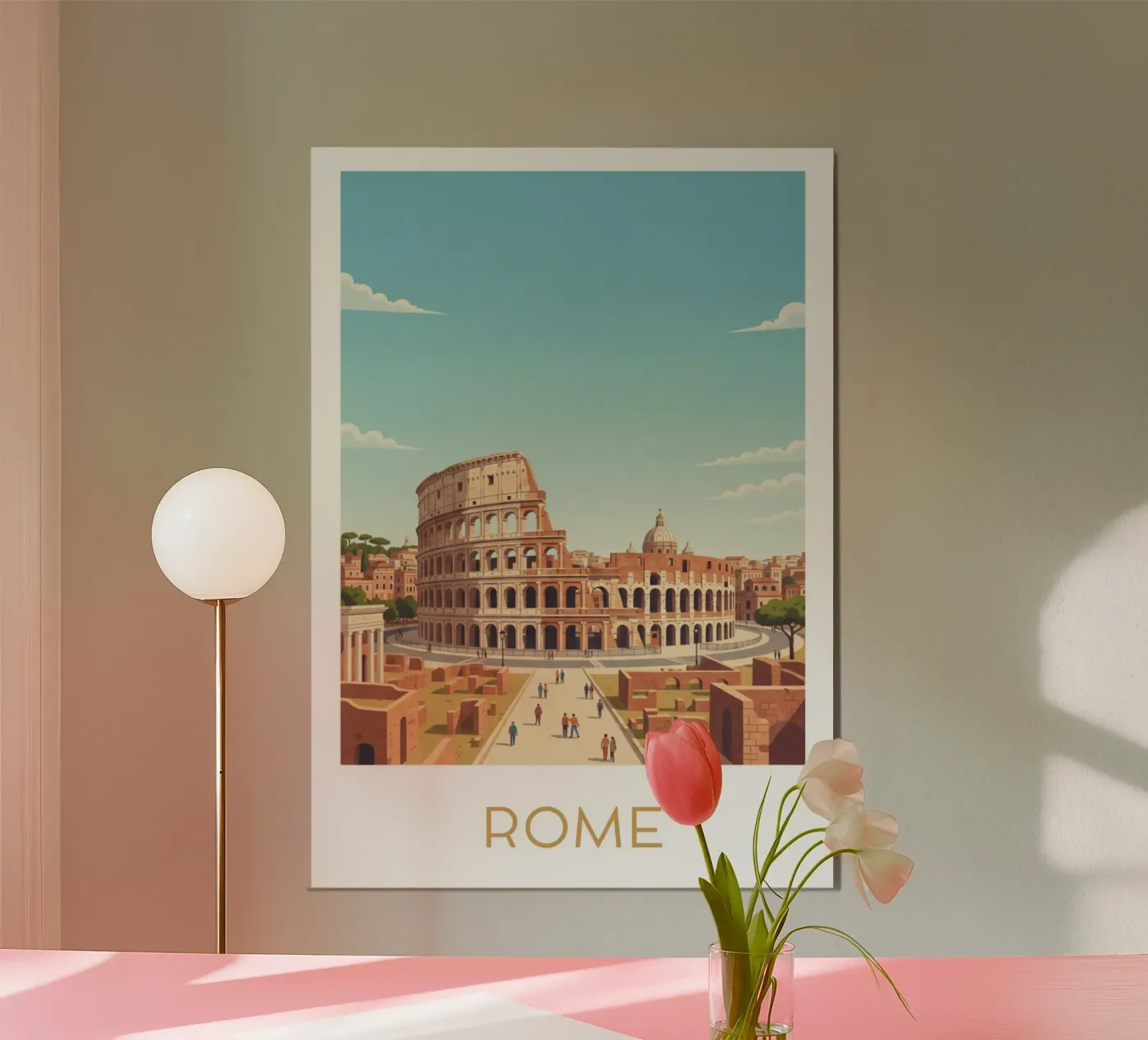 Affiche "Rome" poster da Idées & Création