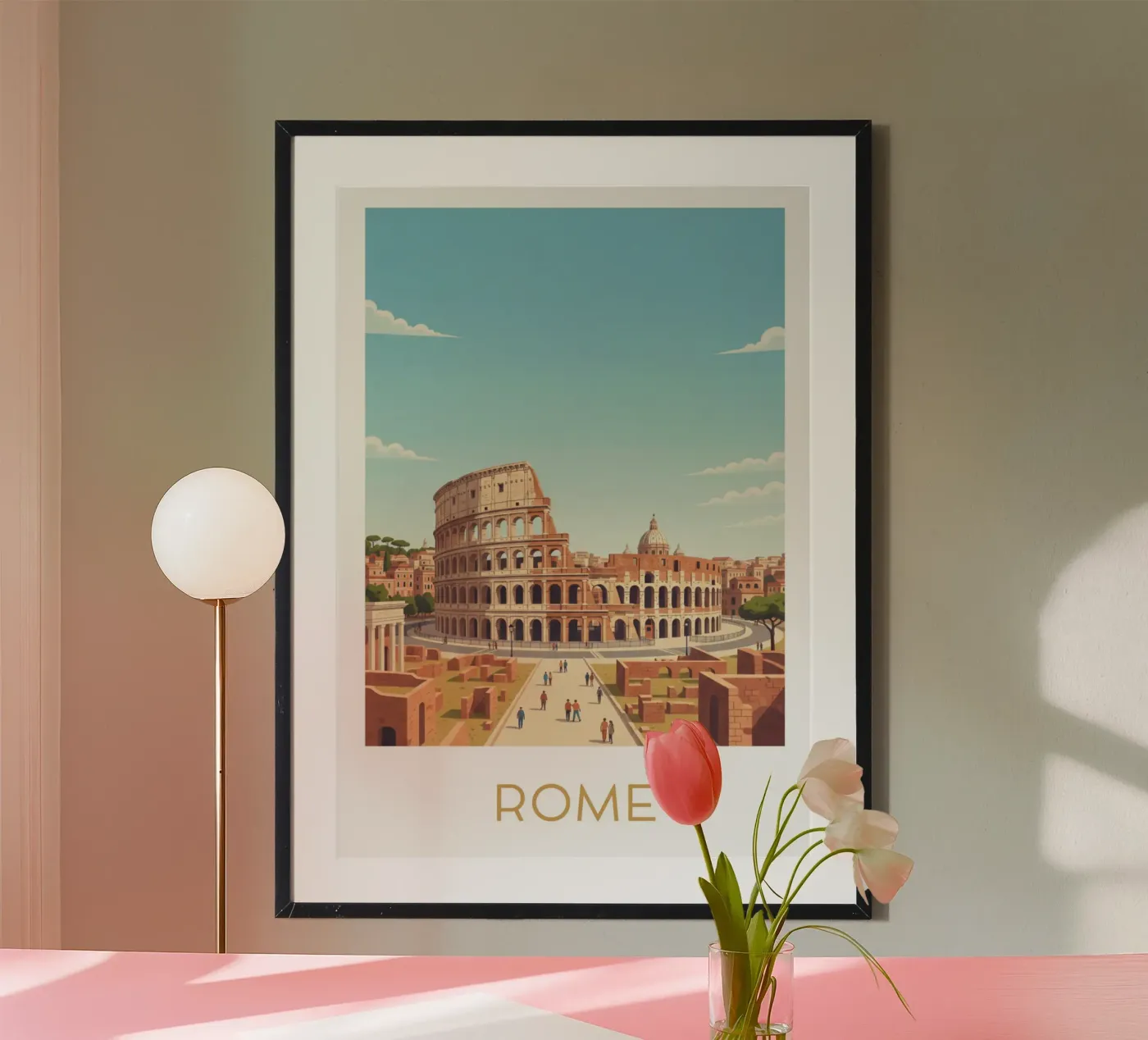 Affiche "Rome" poster da Idées & Création