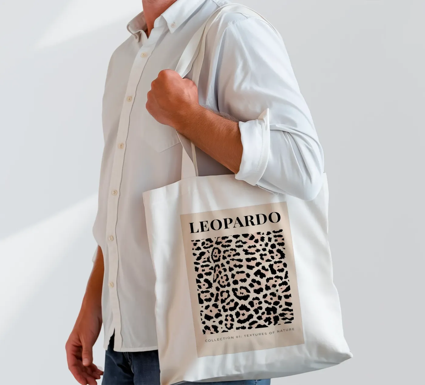 Leopard Abstract Leopard Pattern tote bag de Bold Type Co.