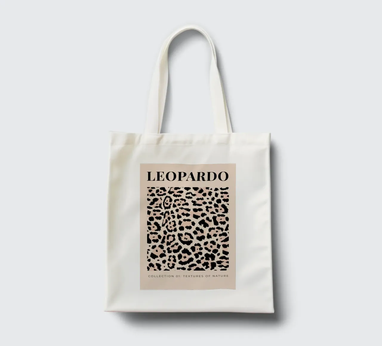 Leopard Abstract Leopard Pattern jute draagtas van Bold Type Co.