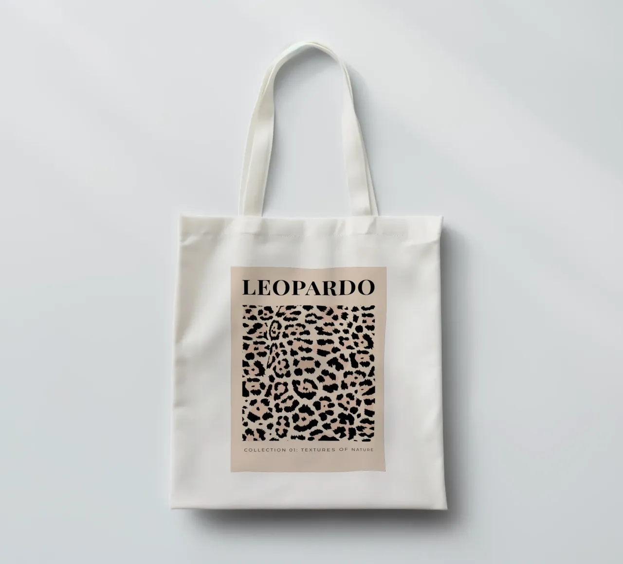 Leopard Abstract Leopard Pattern jute draagtas van Bold Type Co.