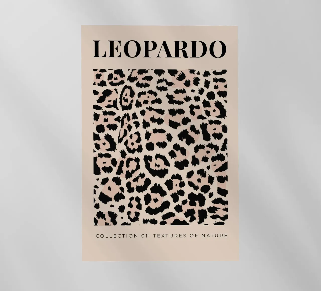 Leopard Abstract Leopard Pattern Backlit Folie von Bold Type Co.