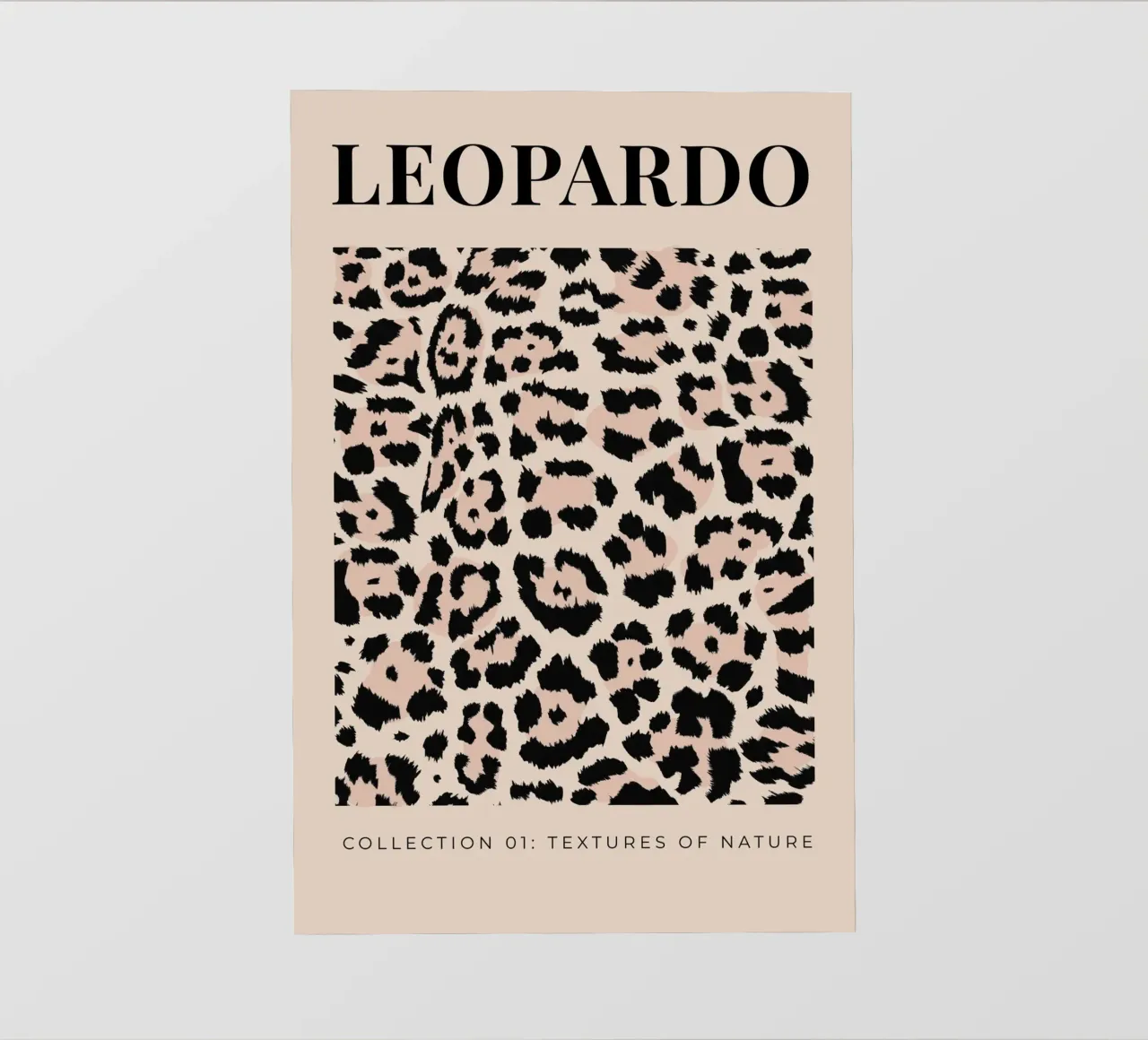 Leopard Abstract Leopard Pattern Backlit Folie von Bold Type Co.