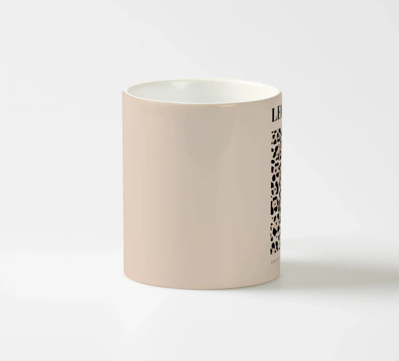 Leopard Abstract Leopard Pattern ceramic mug by Bold Type Co.