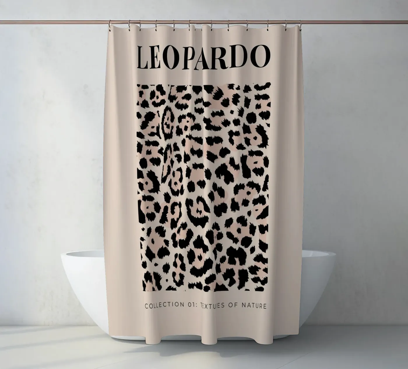 Leopard Abstract Leopard Pattern shower curtain by Bold Type Co.