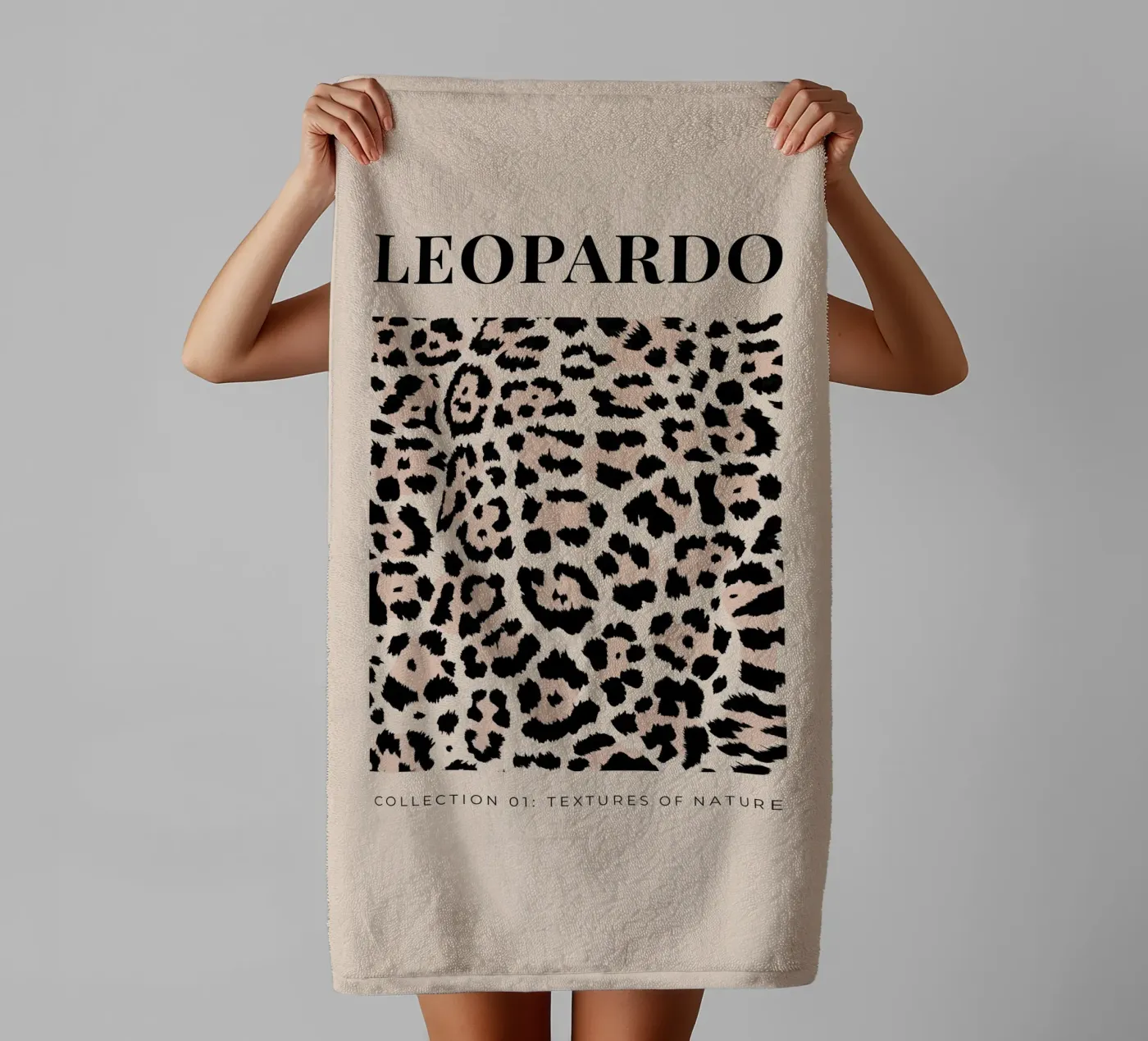 Leopard Abstract Leopard Pattern serviette de bain de Bold Type Co.