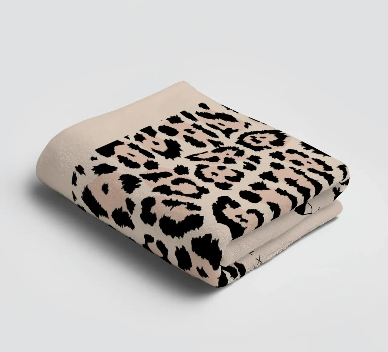Leopard Abstract Leopard Pattern towel by Bold Type Co.
