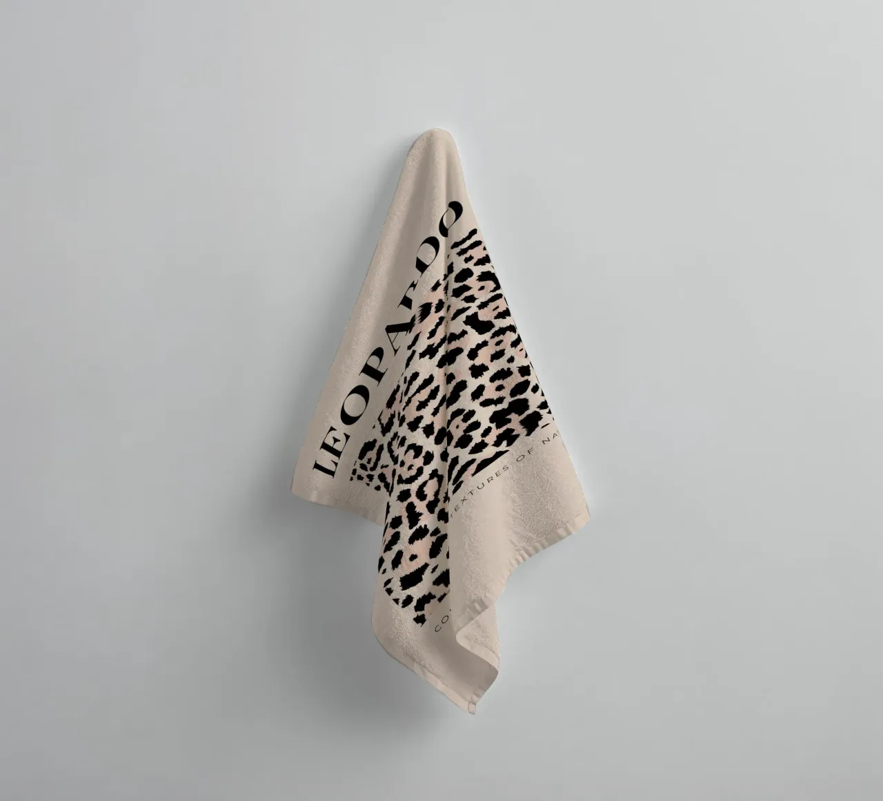 Leopard Abstract Leopard Pattern towel by Bold Type Co.