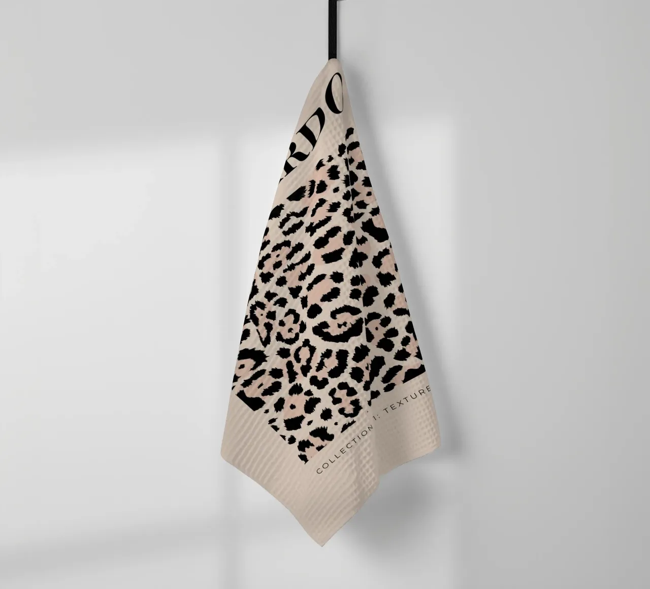 Leopard Abstract Leopard Pattern tea towel by Bold Type Co.