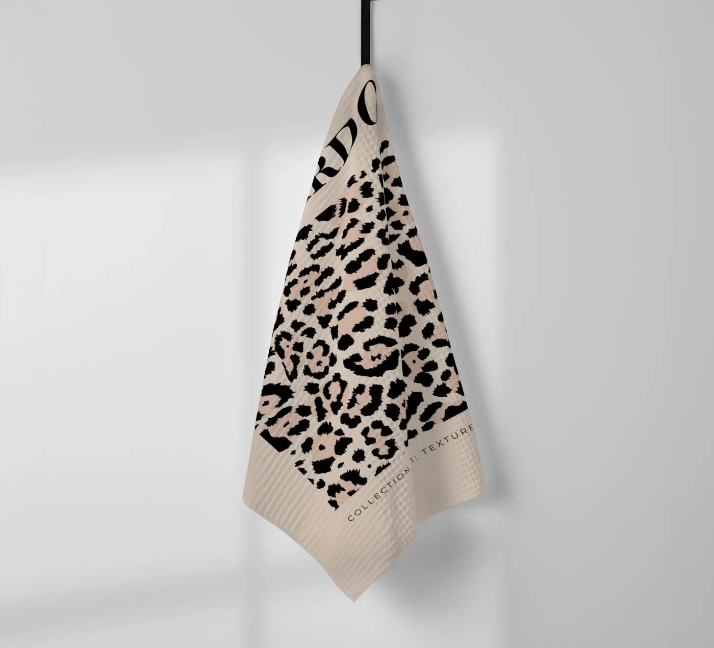 Leopard Abstract Leopard Pattern tea towel by Bold Type Co.