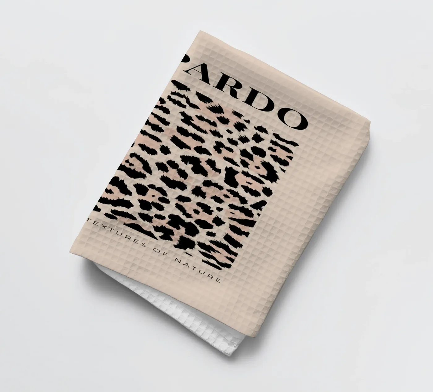 Leopard Abstract Leopard Pattern tea towel by Bold Type Co.