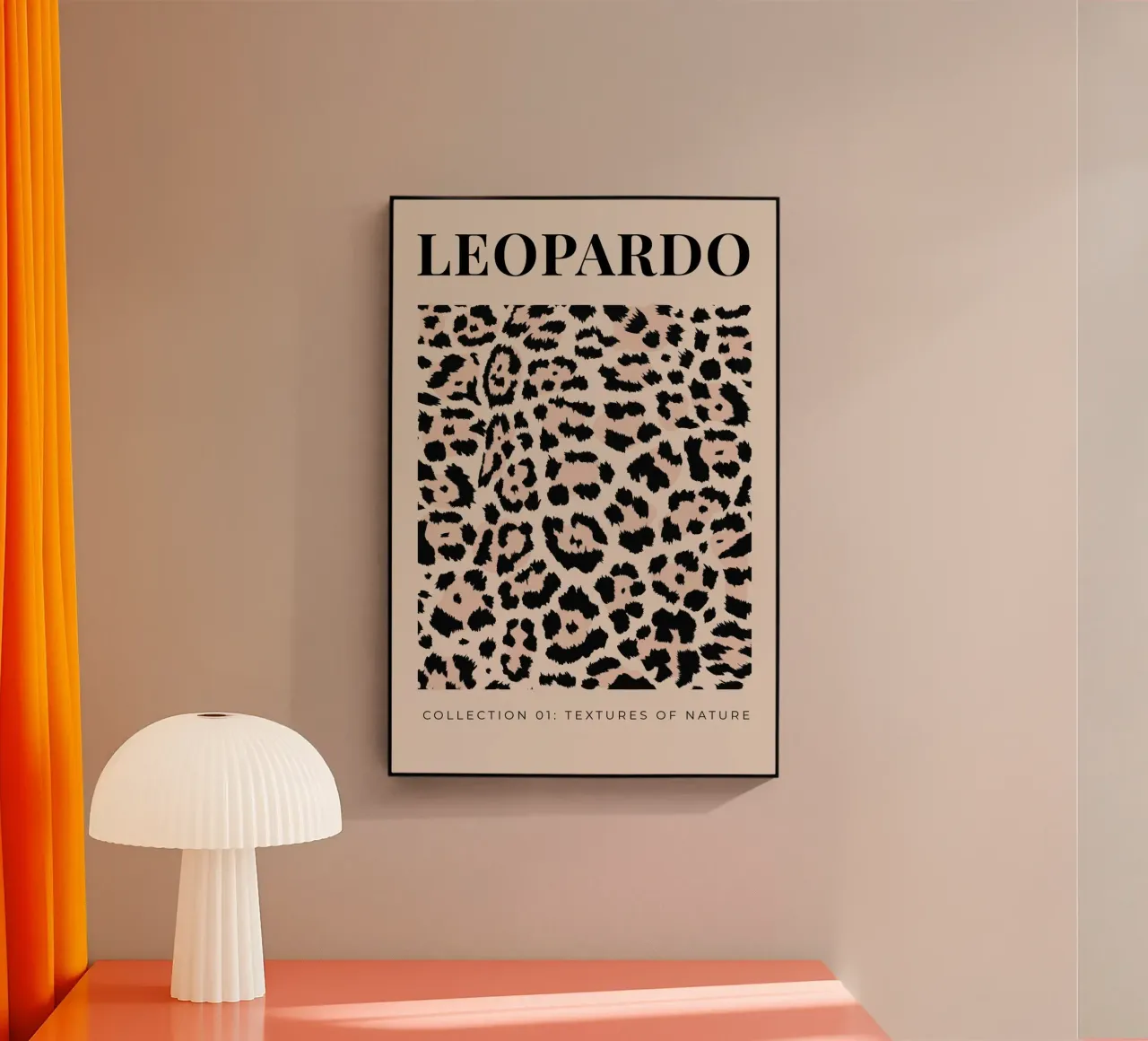 Leopardo Abstract Leopard Pattern plexiglass da Bold Type Co.