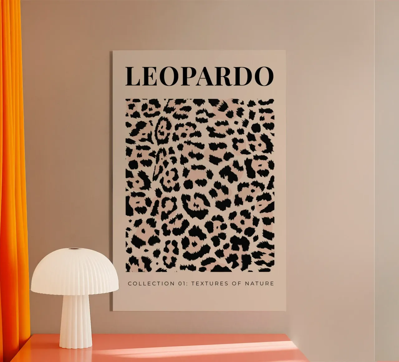 Luipaard Abstract Luipaardpatroon acryl van Bold Type Co.