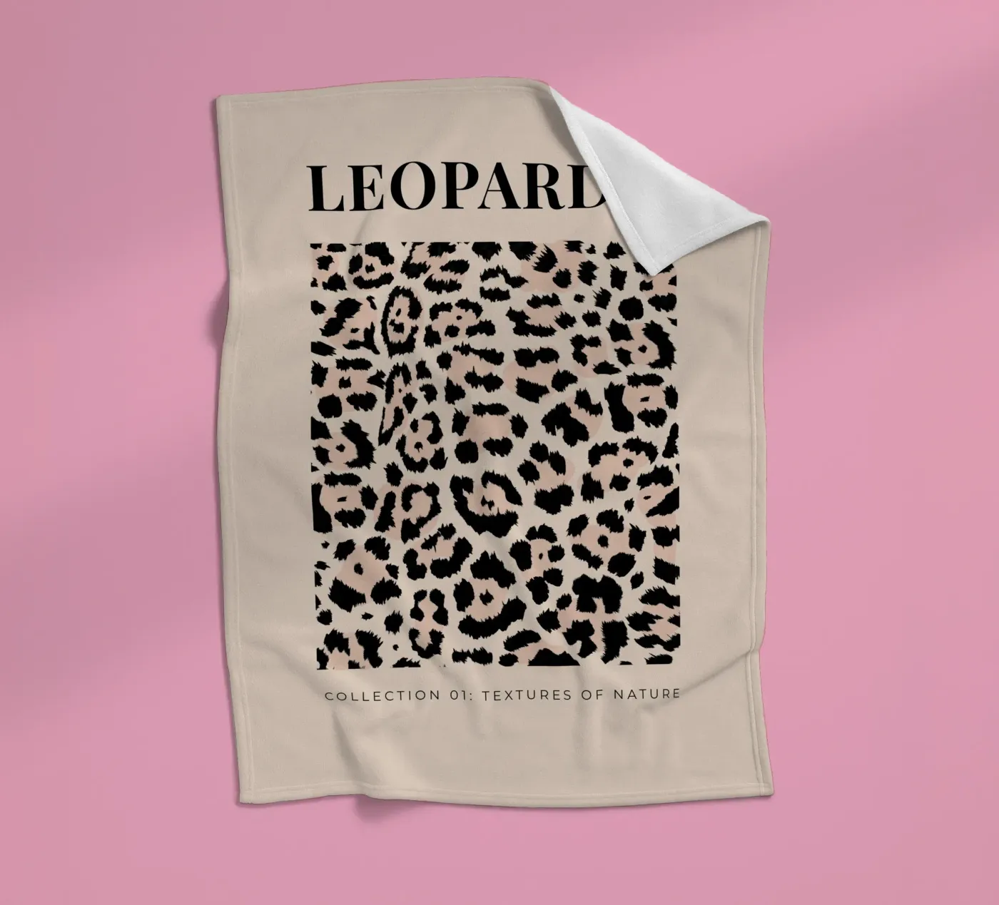 Leopard Abstract Leopard Pattern fleecedeken van Bold Type Co.