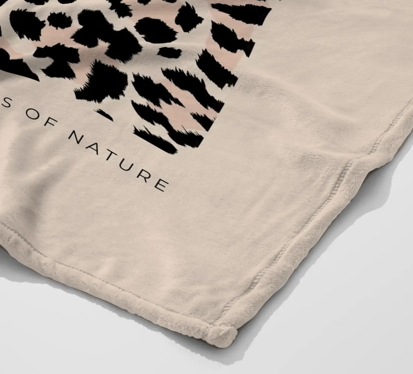 Leopard Abstract Leopard Pattern fleecedeken van Bold Type Co.