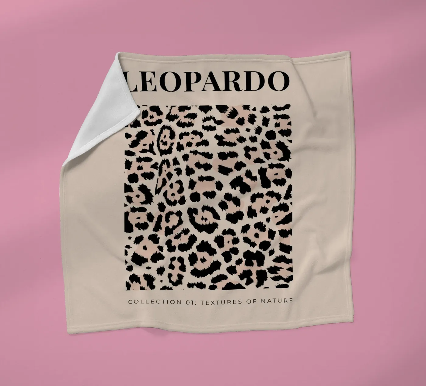 Leopard Abstract Leopard Pattern fleecedeken van Bold Type Co.