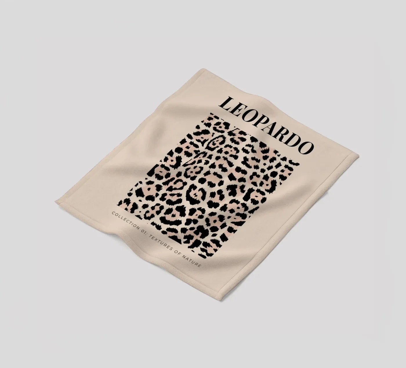 Leopard Abstract Leopard Pattern fleecedeken van Bold Type Co.